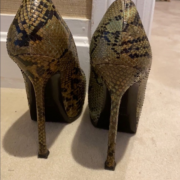 YSL PYTHON HEELS 37flash sale - Picture 7 of 8
